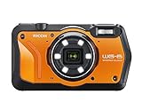 RICOH WG-6 Orange Wasserdichte Kamera Hochauflösende Bilder mit 20 MP...