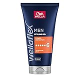 Wellaflex Men Power Definition Gel | Ultimativer Halt Styling Haargel | Veganes...