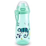 NUK Sports Cup Kinder Trinkflasche mit Chamäleon-Effekt | 24+ Monate | mit...