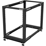 StarTech.com 4-Pfosten 15 HE Mobiles Open Frame Serverrack, 19 Zoll Netzwerk...