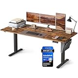 SONGMICS Höhenverstellbarer Schreibtisch elektrisch, 180 x 80 cm, stufenlos...