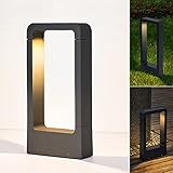Shuniu LED Wegeleuchten Außen, 7W Gartenleuchte, 3000K Aussenleuchte Stehlampe,...