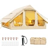 Ytaoeo Aufblasbares Zelt für Camping Outdoor Zelt für 2-4 Personen mit...
