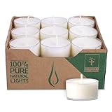 Wenzel Teelichter 10h – 40er Set vegane Raps-Teelichter – CO2-neutral, ohne...