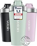 VETAIN Edelstahl Shaker 700ml - 100% Auslaufsicher - Premium Protein Shaker mit...