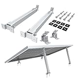 NuaSol Aufständerung Solarmodul Halterung Balkonkraftwerk Flachdach |...