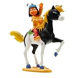 Bullyland 43355 - Spielfigur Indianer Yakari auf seinem Pony Kleiner Donner, ca....