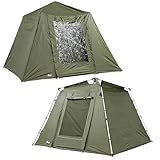 Lucx® Marder Bivvy + Winterskin 1-2 - 3 Mann Angelzelt + Überwurf Karpfenzelt...