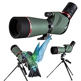 Gosky Spektiv, 20-60x60 Spektiv zur Vogelbeobachtung, BAK4 High Definition,...