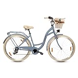 Goetze Mood 28 Zoll Damen Citybike, 18 Zoll Tiefeinsteiger Stahlrahmen, 7-Gang...