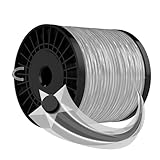 Forever Speed Schnur Rasentrimmer Trimmerfäden Schwarz Grau 2.4mm*100m Stern...