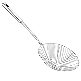 Schaumlöffel aus Edelstahl, Spinnennetz-Schöpflöffel aus Edelstahl,...