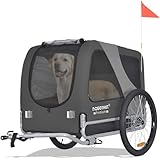 DOGGYHUT® Premium Large Hundefahrradanhänger bis 35 kg Hundeanhänger...