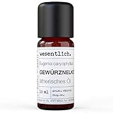 Gewürznelkenöl - reines ätherisches Öl von wesentlich. - 100% naturrein aus der Glasflasche (10ml)