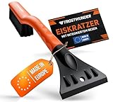 FROSTWUNDER [Das Original - Eiskratzer Auto mit Besen - 41cm Profi Schneebesen...
