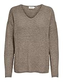 ONLY Damen Warmer Strickpullover | Knitted Basic Stretch Sweater | Langarm...