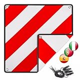 3in1 Warnschild für Italien, Spanien & Portugal - Reflektierendes Warnschild...