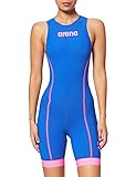 ARENA Damen Triathlon Anzug ST 2.0 mit Rückenreißverschluss, royal/pink, M/40