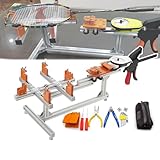 LLOZoo Besaitungsmaschine für Tennis- und Badmintonschläger, tragbar, mit...