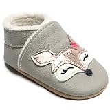 IceUnicorn Krabbelschuhe Baby Winter Krabbelschuhe Gefüttertlüsch Hausschuhe...