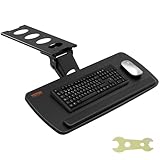 VEVOR Tastaturablage unter dem Schreibtisch Große 250 x 635 mm, Tastaturablage...
