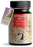 VITAMIN B12 hochdosiert - 365 Tabletten mit 500µg Vit B12 + FOLSÄURE 200µg...