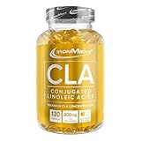 IronMaxx CLA - 130 Kapseln | Unterstützt den Fettstoffwechsel | antioxidative...