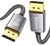 Silkland 8K Displayport Kabel 1.4 2M [VESA-Zertifiziert], 4K@144Hz,...