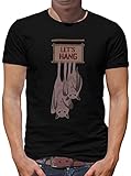 TShirt-People Let´s Hang T-Shirt Herren XL Schwarz