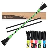 Diabolo Freizeitsport Flowerstick Basic (grün) - UV reaktiver Flower Stick mit...