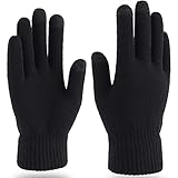 LucaSng Winter Handschuhe: Hochempfindlicher Touchscreen, Warmfutter, Elastische...