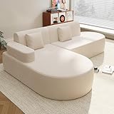 EROMMY Ecksofa, Pure Foam Installation-Free Eckcouch, Sofa L Form Wohnzimmer,...