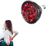 GXLO Rote Lichttherapie-Lampe mit 18 LEDs - 54W Red 660nm Hohe...