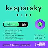 Kaspersky Plus Internet Security 2025 | 3 Geräte | 1 Jahr | Anti-Phishing und...