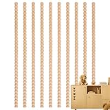 10 Stück Holzleisten 40 Cm Zierleisten Holz Dekorative Perlenverzierungen,...