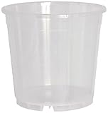 Orchideentopf transparent klar, Durchmesser:19 cm