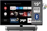 Reflexion_TV LDDW19iSB+ DVD-PlayerSmart-TV 19 Zoll für Wohnmobile und Wohnwagen...