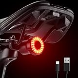 Fahrrad Bremslicht,Smart Rücklicht-Fahrrad mit USB C,Wasserdicht Fahrradlicht...