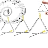 Bztzhm 3 Stück Triangel Instrumenten Set, Triangle Percussion Instrument,...