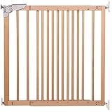 DOLLE Kinderschutzgitter Massivholz Natur Breite 75,6-110,4 cm mit Einhand-...