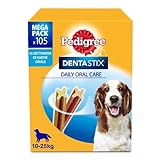 Pedigree DentaStix Daily Dental Chews für mittelgroße Hunde, 105 Stück (15x7...