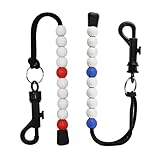 Mirrwin 2 Stück Golf Score Zähler, Golf Zählkette 30cm Lange Perlen...