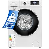 Bomann Waschmaschine 7kg | max. 1400 U/min | 10 Jahre Motor-Garantie | robuster,...