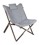 BO-CAMP Klappsessel Bloomsbury Campingstuhl Klappstuhl Gartenstuhl Lounge Stuhl...