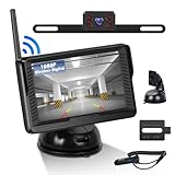 Kabellose Digitale Rückfahrkamera Set, AHD Rückfahrkamera IP69 wasserdichte...