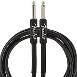 Fender Professional Series Gitarrenkabel, Hochwertiges Instrumentenkabel für...