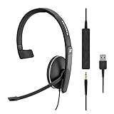 Sennheiser SC 135 USB (508316) – Einseitiges (monaurales) Headset für...