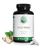 Wild Yams Kapseln - Hochdosiert: 1100mg pro Tagesdosis & 220 mg Diosgenin pro...