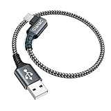 GIANAC USB C Kabel Kurz 30CM, [90 Grad] Ladekabel 3.1A schnellladekabel und...