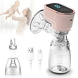 Anluomafuy Elektrische Milchpump Wiederaufladbare Brustpumpe, Milchpumpe mit 3...